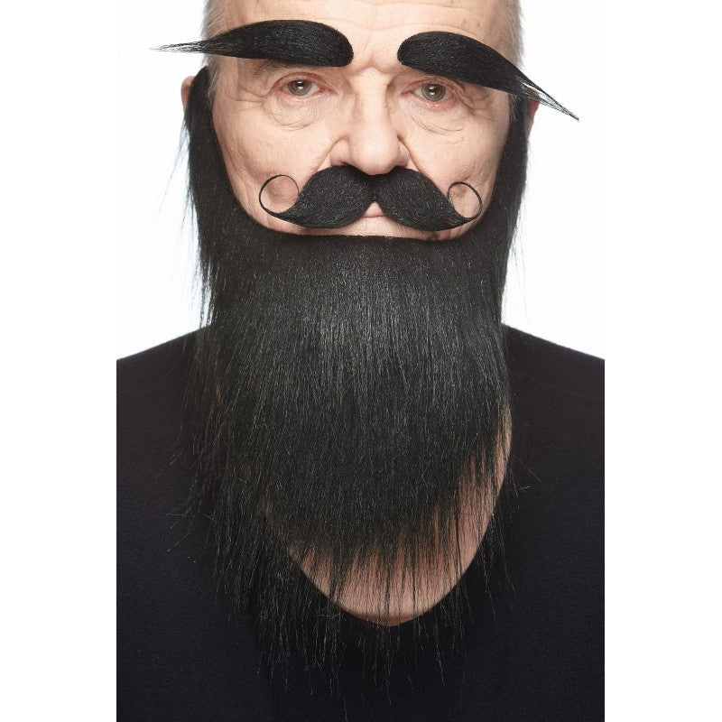 Musctache,Beard Eyebrow Black
