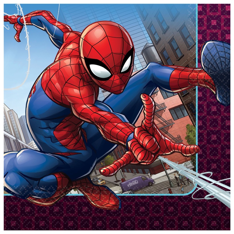 Spider-Man Webbed Wonder Luncheon Napkins 16CT