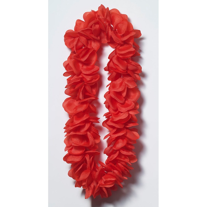 SUPER DELUXE LEI-SOLID RED