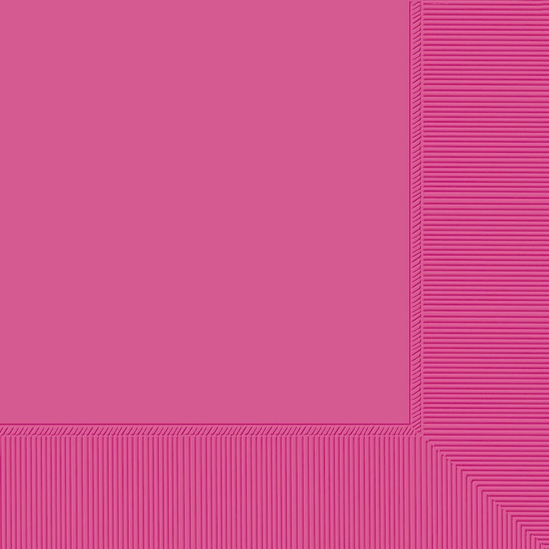 9 7/8" Beverage Napkins - Bright Pink - 40CT