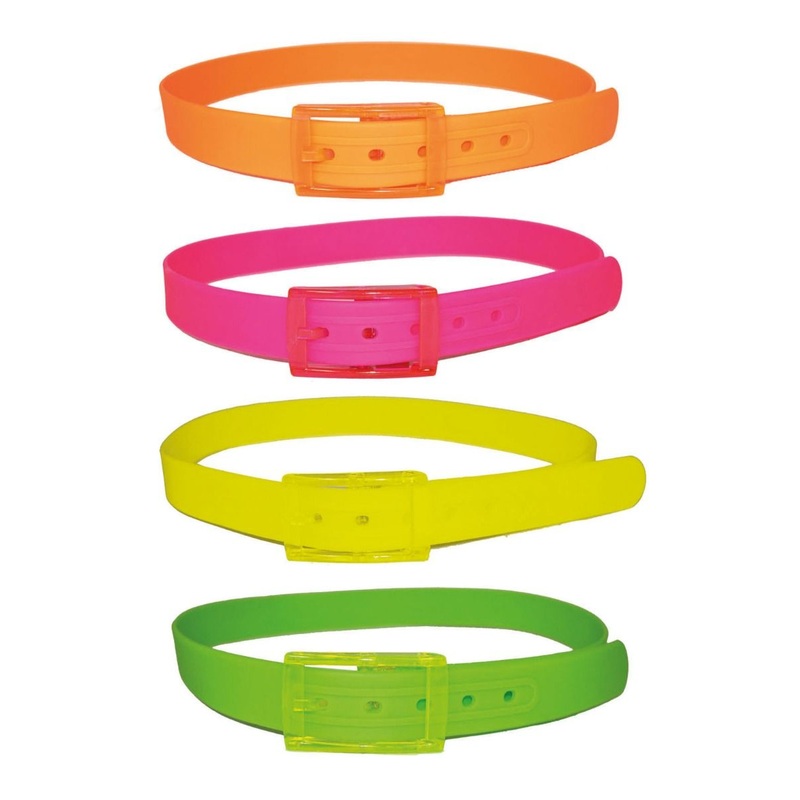 Belt Neon 90S Orange Colors
