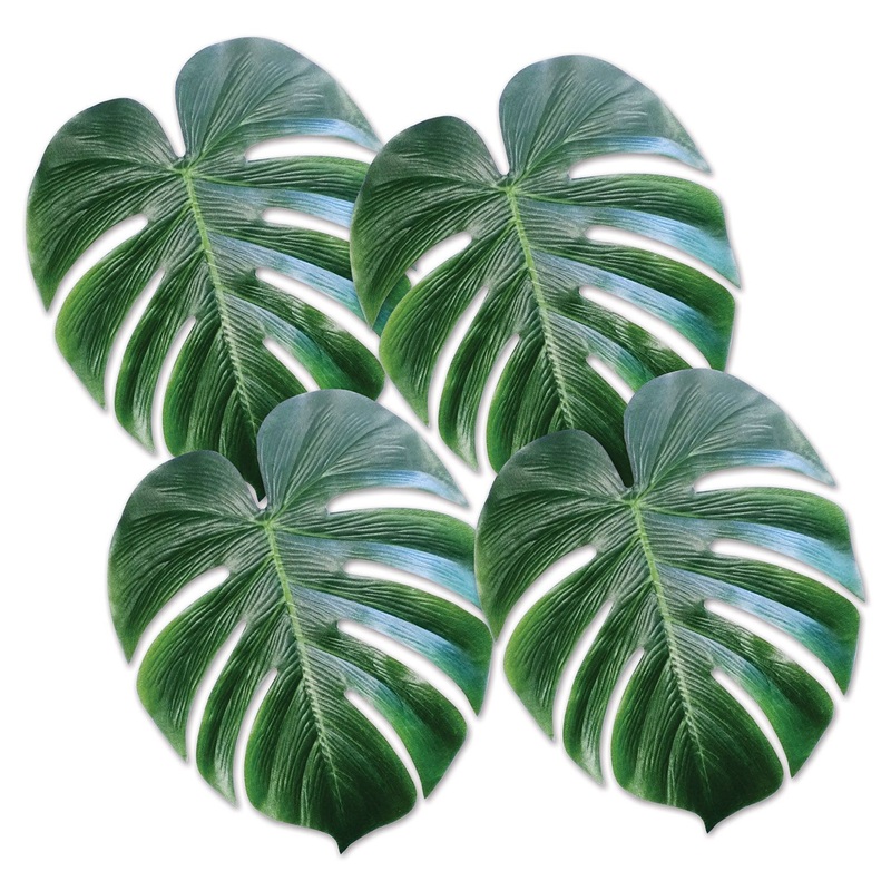 C/O TROPICAL PALM LEAVES 4 CT