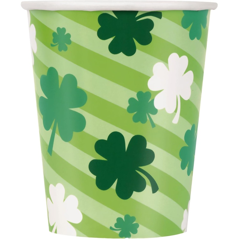 Cups Lucky Clover St. Patricks Day