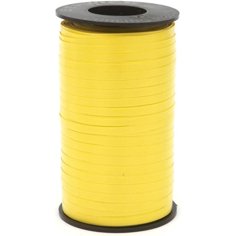 Daffodil Yellow Curling Ribbon 3/16" X 500 Yards