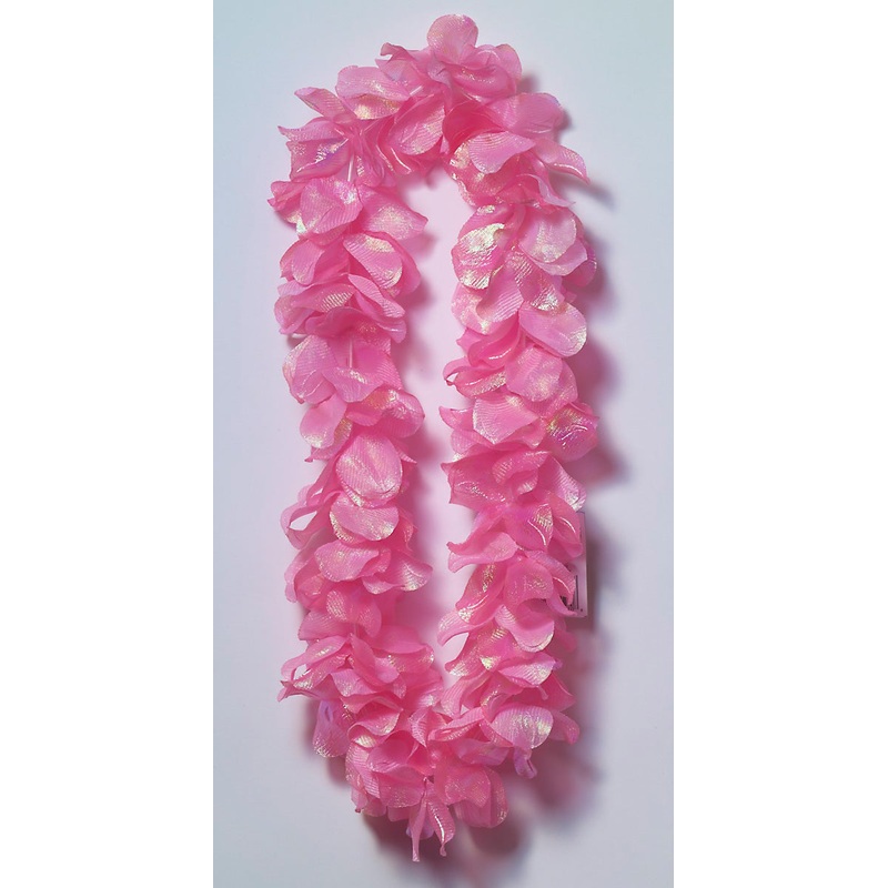 Deluxe Pearlized Lei - Pink