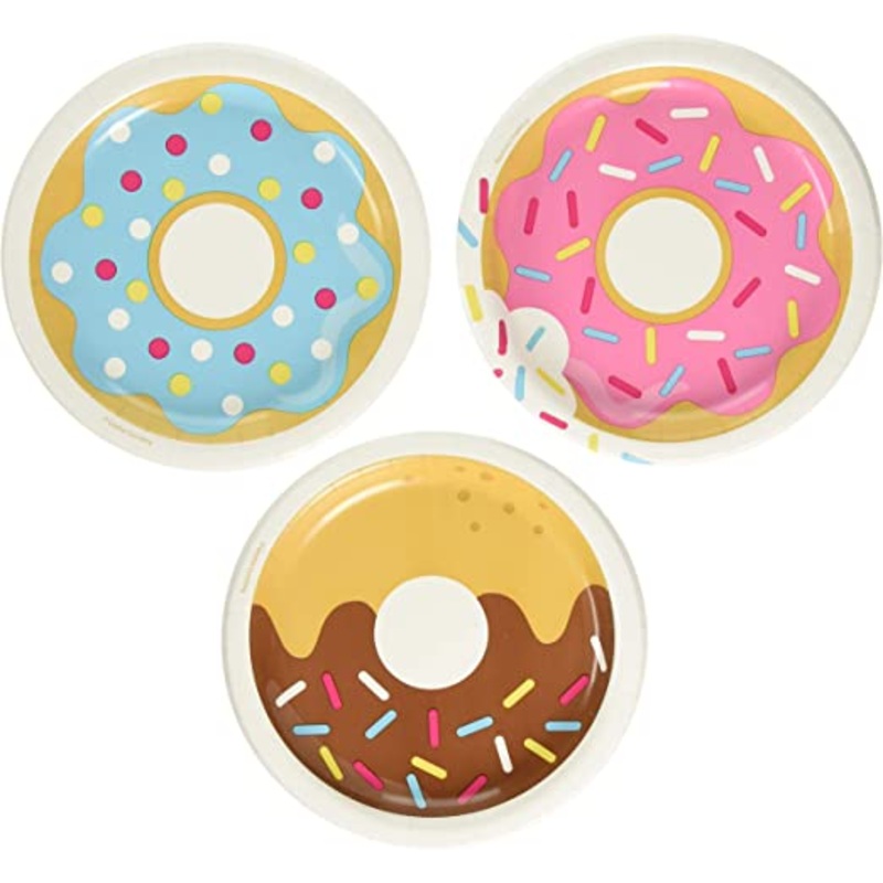 Donut Cake Dessert Plate 7"