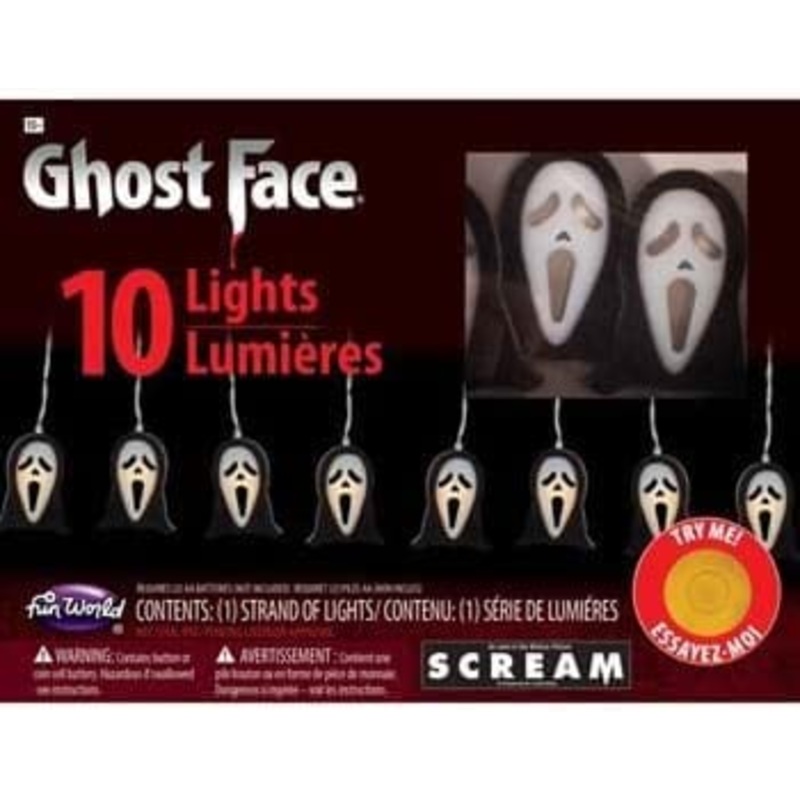 Scream Ghost Face String Light with 10 Lights Standard