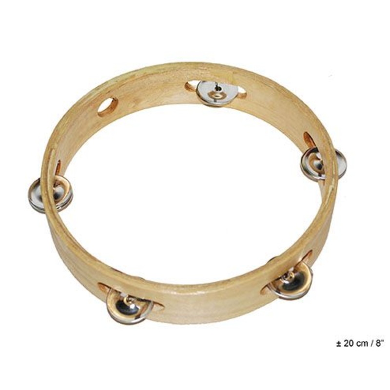 Tambourine Wood 8IN