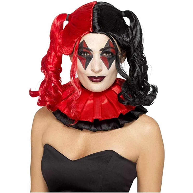 Wig Twisted Harlequin Red/Black