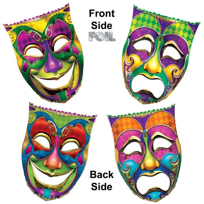 C/O Comedt and Tragedy Face Foil 2CT