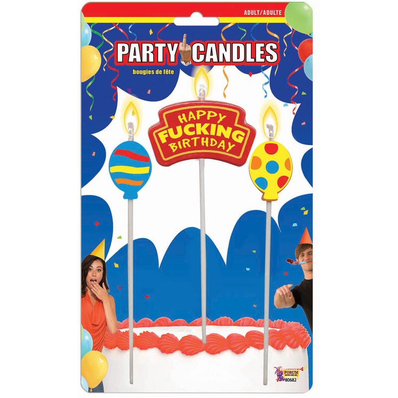 Candle Set - Happy Fucking Birthday