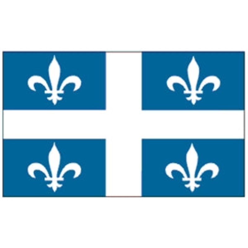 Flag 3X5 Quebec