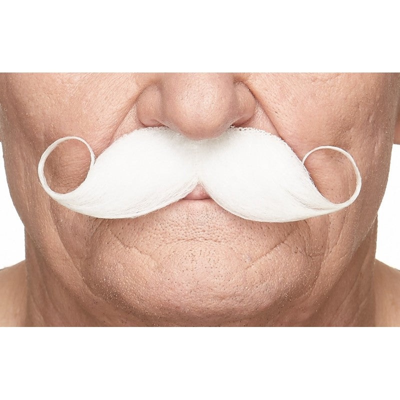 Mustache Gentleman White