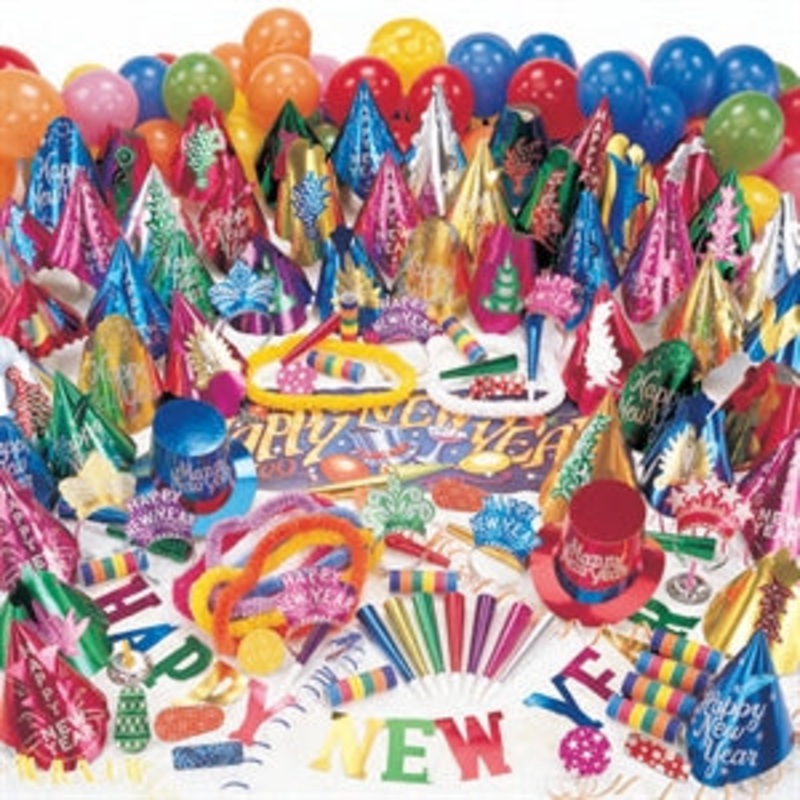 100CT Assorted Happy New Year Celebration Kit