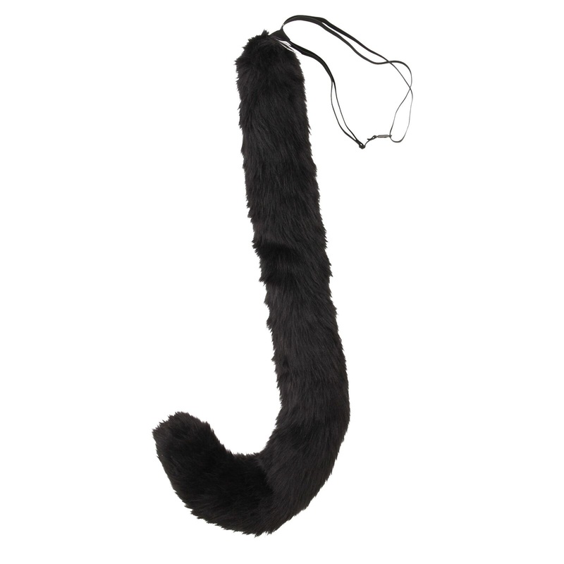 Oversized Black Cat Tail