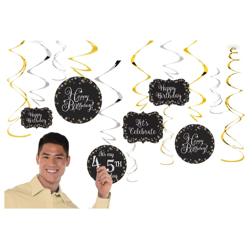 Swirls Sparkle Celebration Add Any Age