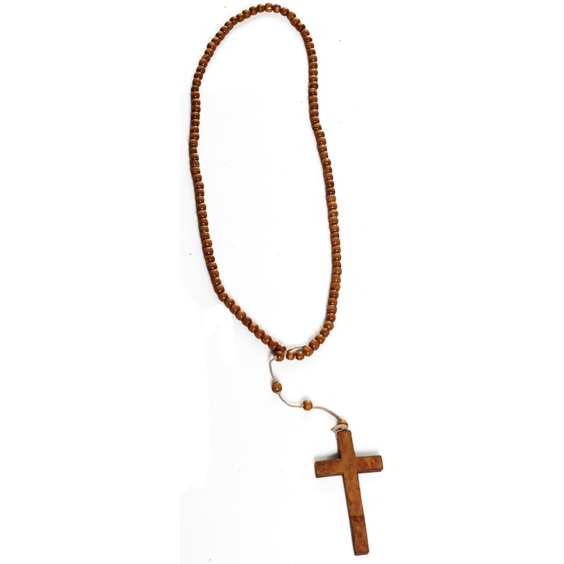 Wooden Cross Necklace