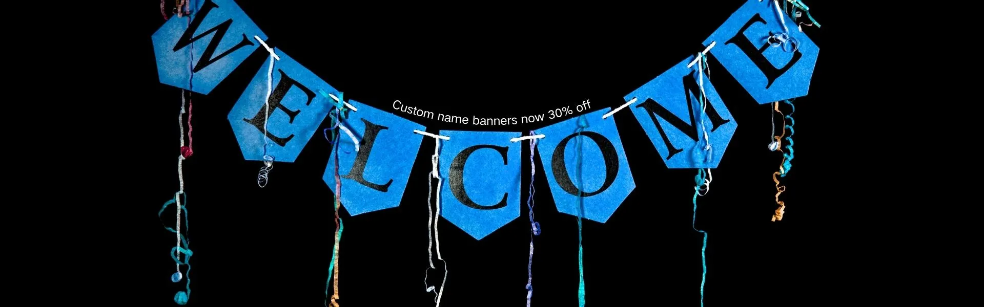 Personalized Party Banners for Birthdays & Weddings